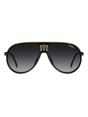 Carrera Men's Black Sunglasses with Gold Trim